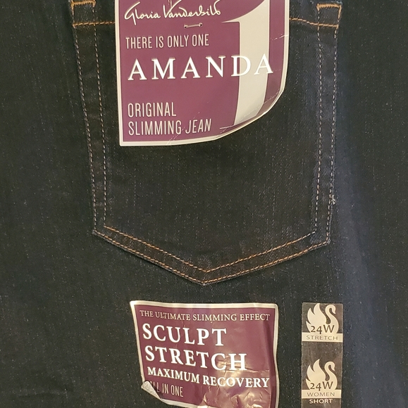 Gloria Vanderbilt Classic Fit Short Amanda Jeans - Picture 2 of 6